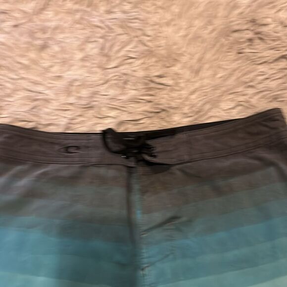 O’neill men’s gray and teal‎ board shirts size 32 - Picture 3 of 6